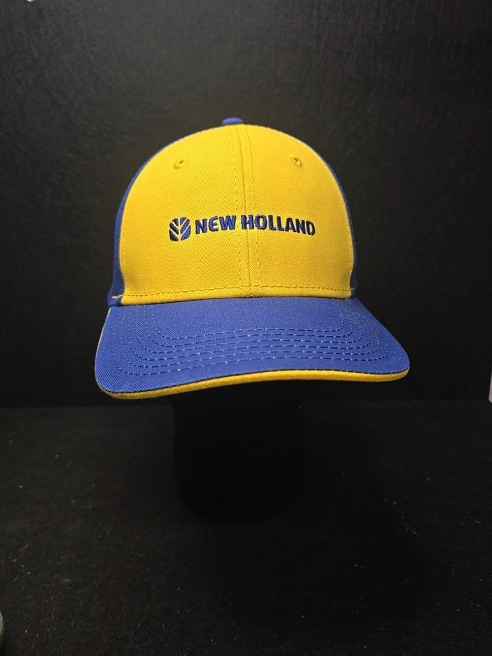 New Holland Equipment Baseball Hat Blue Yellow